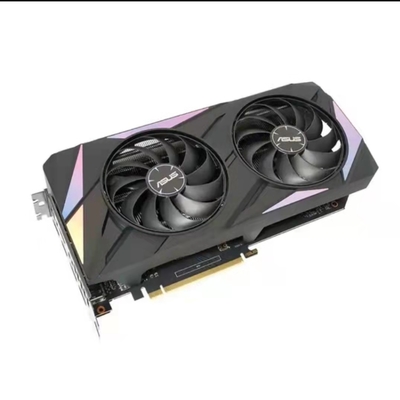JOGO do fã RTX3060 O12G do dobro das placas gráficas 192bit de 12GB ASUS
