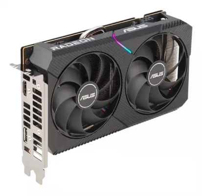 Fã DUPLO AMD RADEON RX 6500 XT do dobro de 4GB RX6500XT O4G 64bit