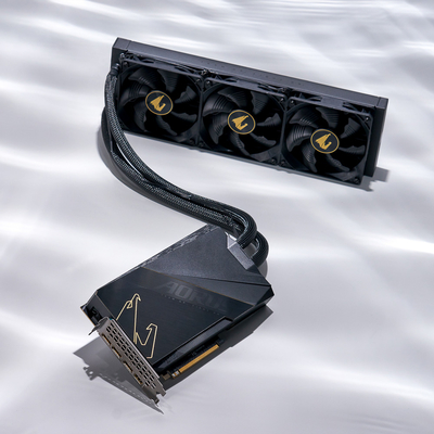 Si 24gb de GDDR6X Nvidia Geforce Rtx 3090 uma giga byte 3090 Waterforce de 1935 megahertz 1008 GB/S