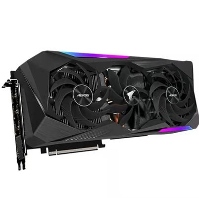 Três si 256bit do mestre 3070 de Aorus dos fãs das placas gráficas 8GB três da giga byte dos fãs