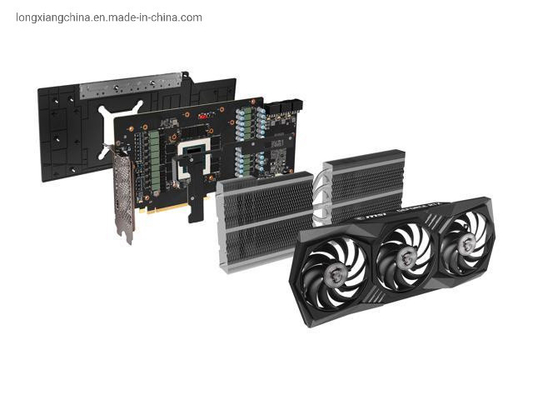 Placa gráfica video 3080TI do computador da placa gráfica Rtx3080 4kg de DirectX 11
