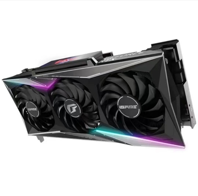 Treze placas gráficas coloridas OC 8G 256bit do si do DP RTX 3070 do ventilador de refrigeração